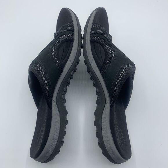 Merrell Womens Hollyleaf Black Leather Toe Loop Slip On Comfort Size 5 - Picture 5 of 8